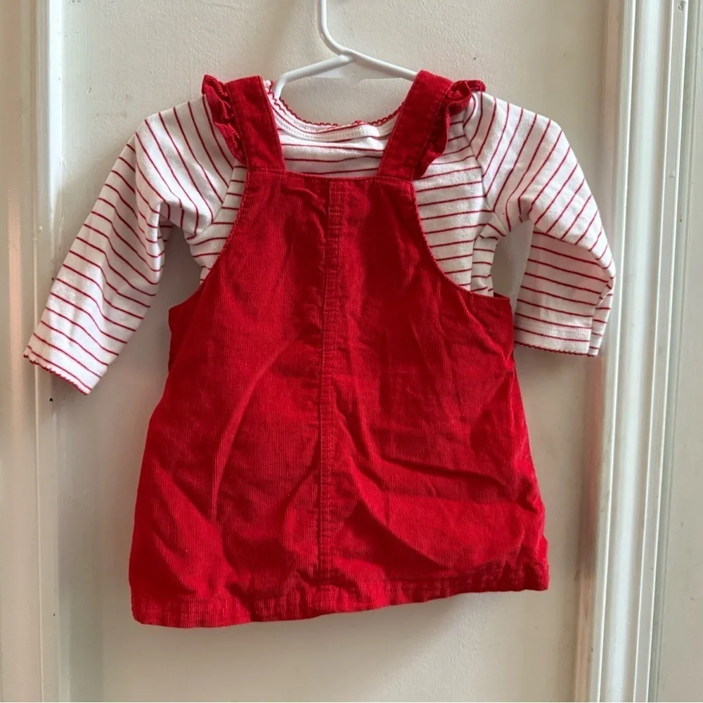 Carter’s Santa Jumper, Shirt, & Tights